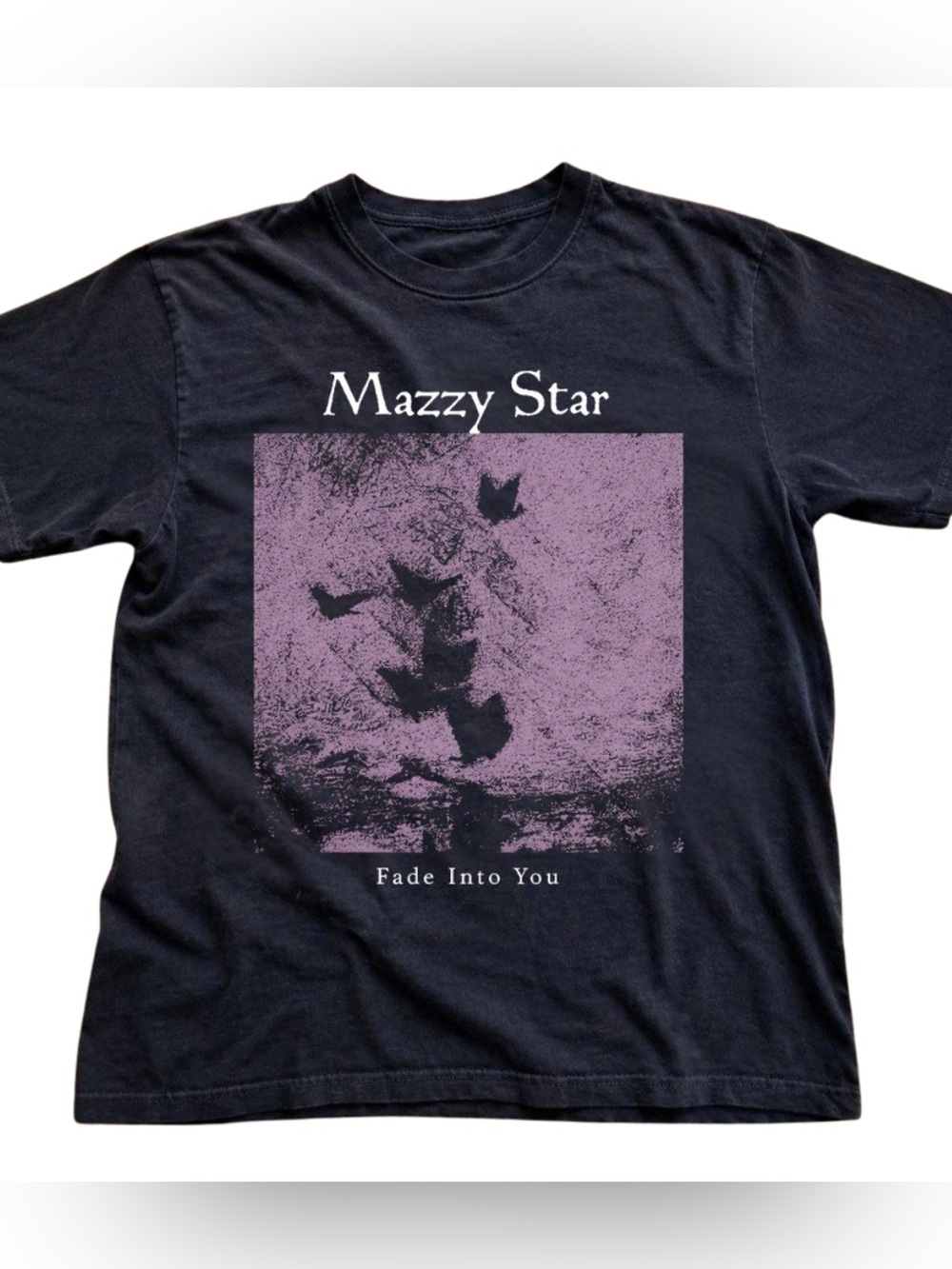 Gildan Mazzy Star 'Fade Into You' Tee - Black & Purple